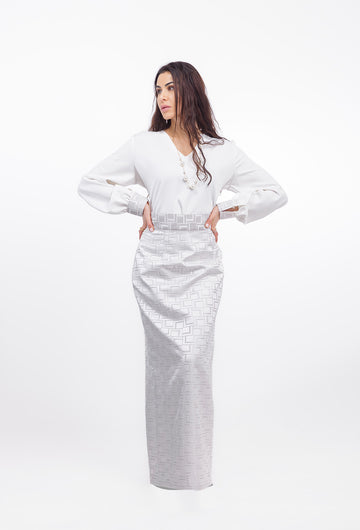 PATTERNED SKIRT SET
