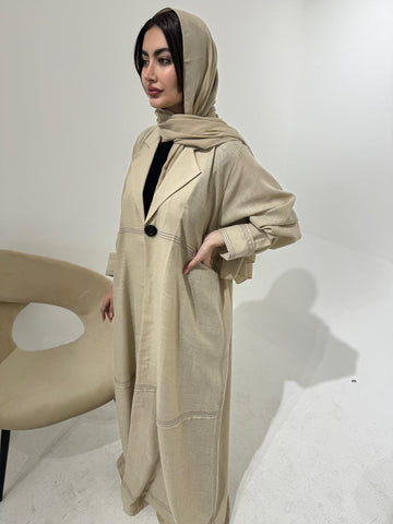Beige abaya
