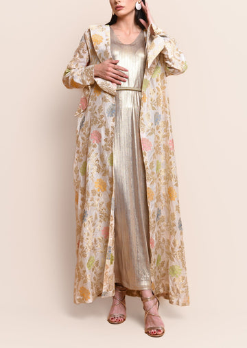 Jacquard Satin Kaftan