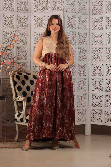 Maroon Dress