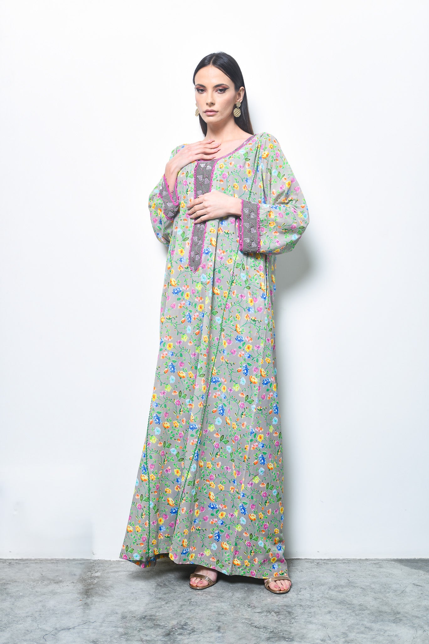 Polyster Kaftan