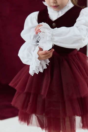 KIDS TOP AND SKIRTS SET