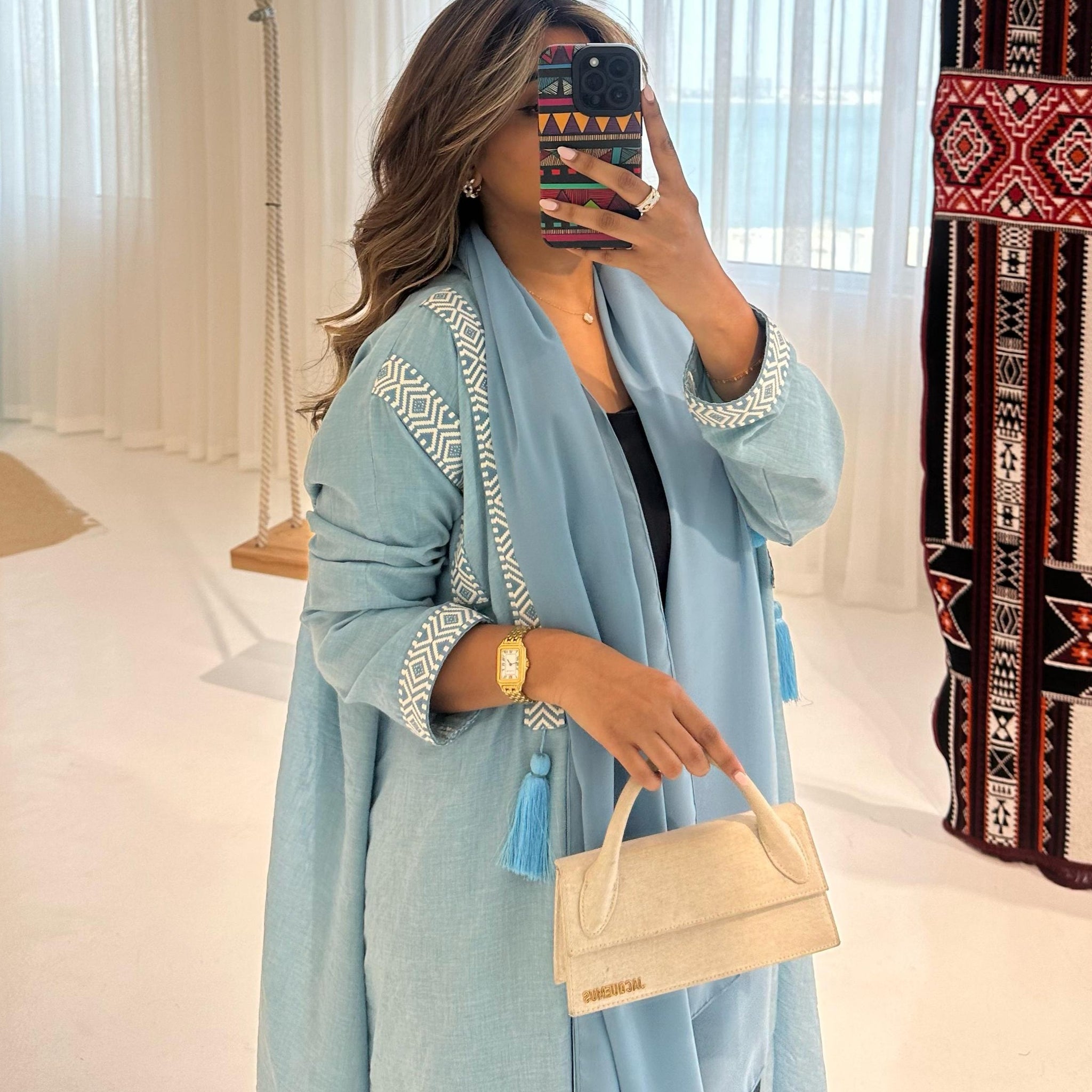 Turkish cotton abaya