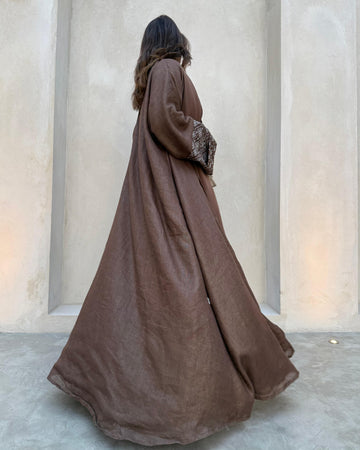 LINEN BISHT ABAYA