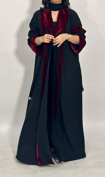 Velvet Mix Abaya