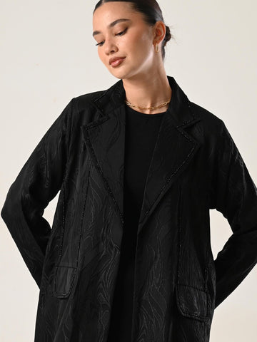 LIGHT BEADED ABAYA
