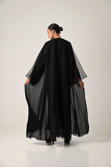 SOFT TULLE  ABAYA